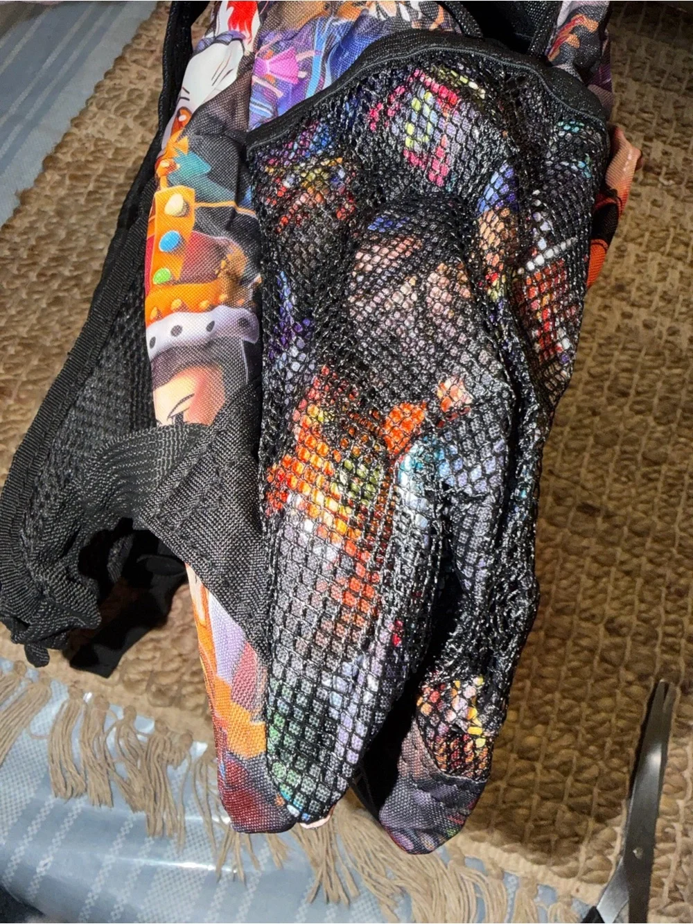 Polyester 16” NWOT  Roblox Action Characters All-Over Print Backpack